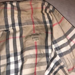 Burberry button down shirt